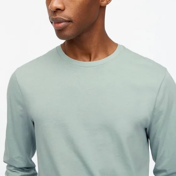 J Crew Factory Mens M Long-sleeve washed jersey tee Stone Blue
Item 03448 - Picture 3 of 4